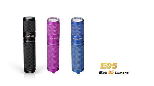 Fenix E05 2014 Edition max. 85 Lumen LED f. Schlüsselbund - Schwarz